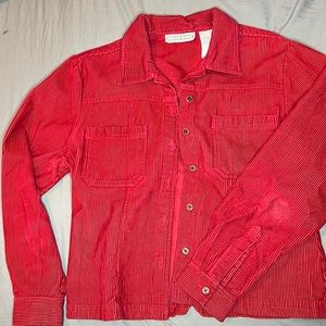 Women’s Red corduroy jacket